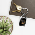Peace & Poison Gothic Metal Keychain