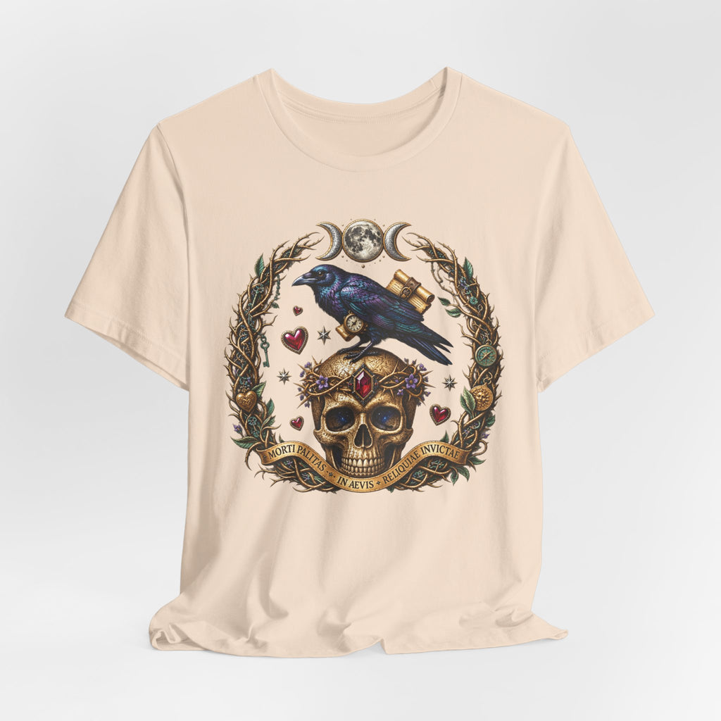 Peace and Poison Skull & Raven Gothic T-Shirt