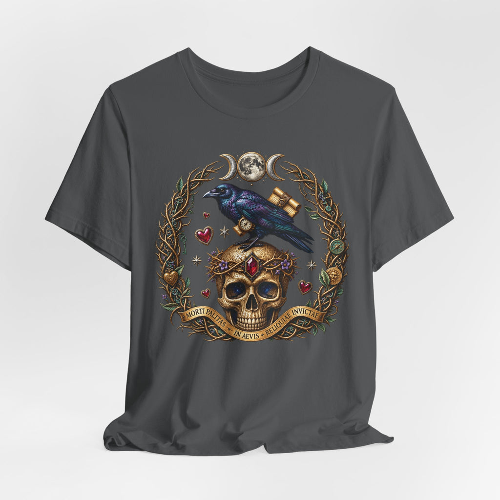 Peace and Poison Skull & Raven Gothic T-Shirt