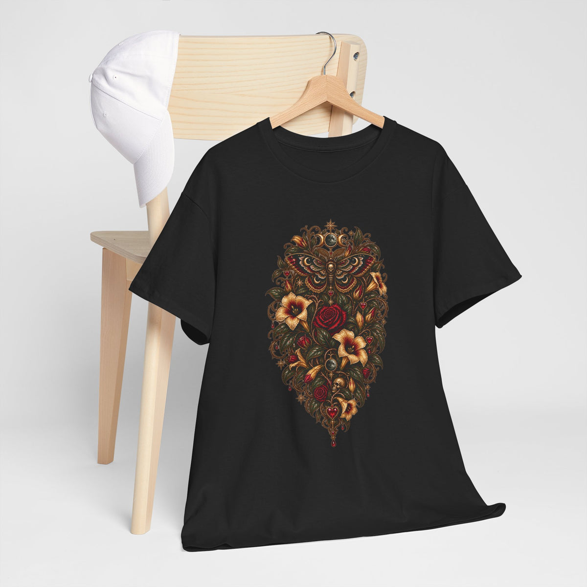 The Jessamine Gothic Floral T-Shirt