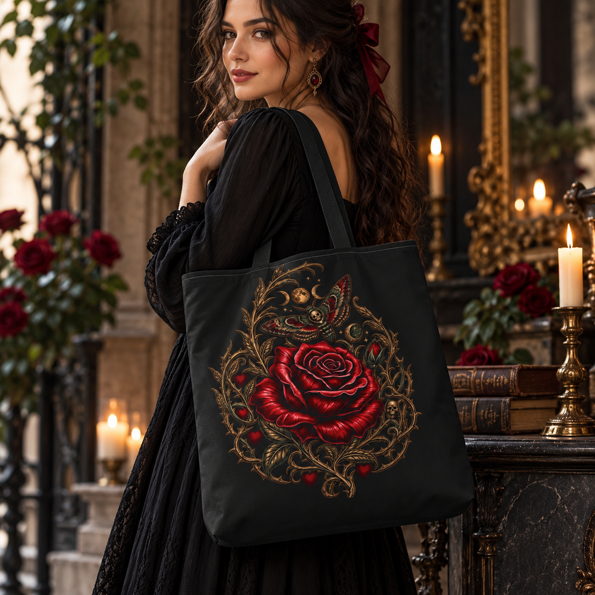 First Bloom of Jessamine Gothic Tote Bag