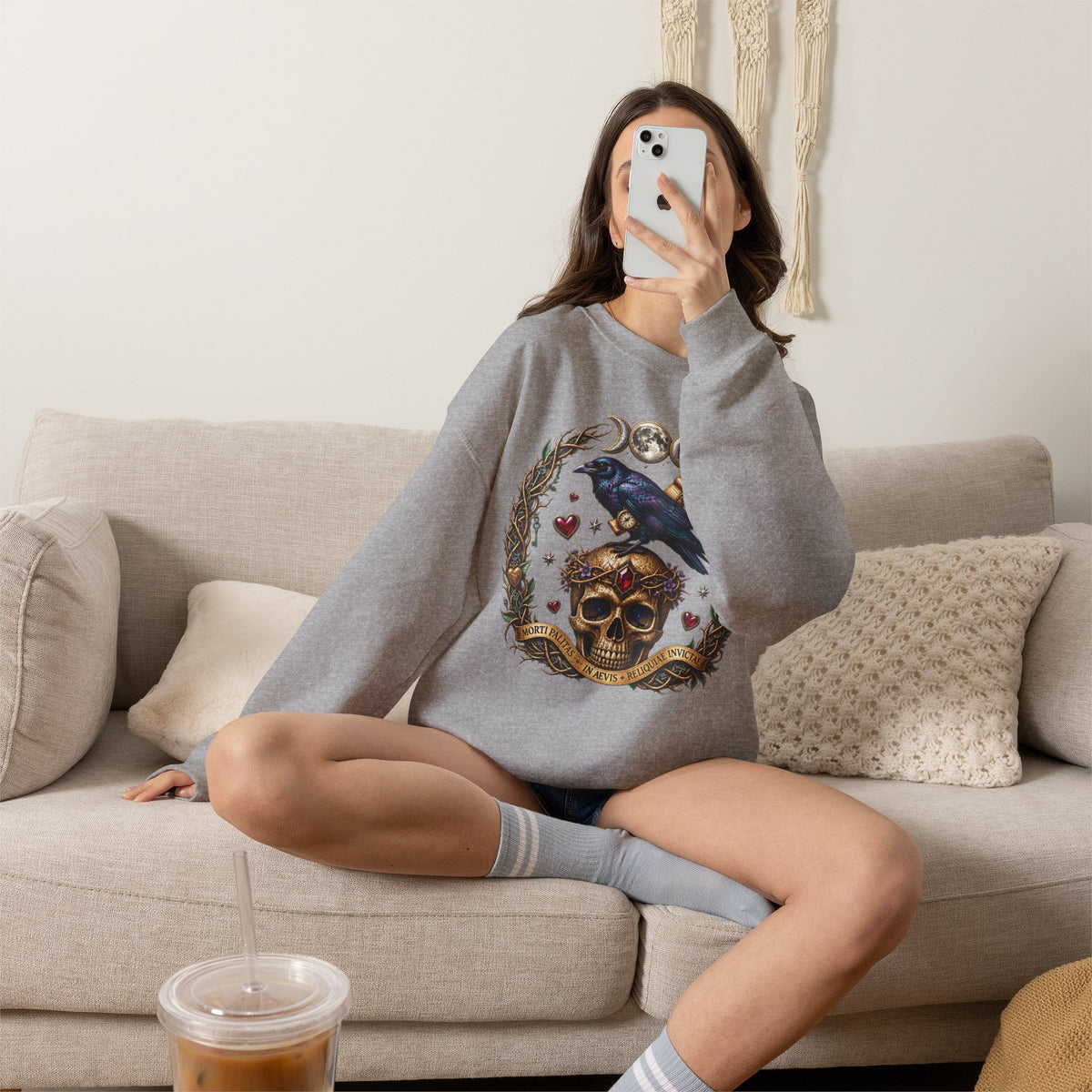 Peace & Poison Gothic Crewneck Sweatshirt