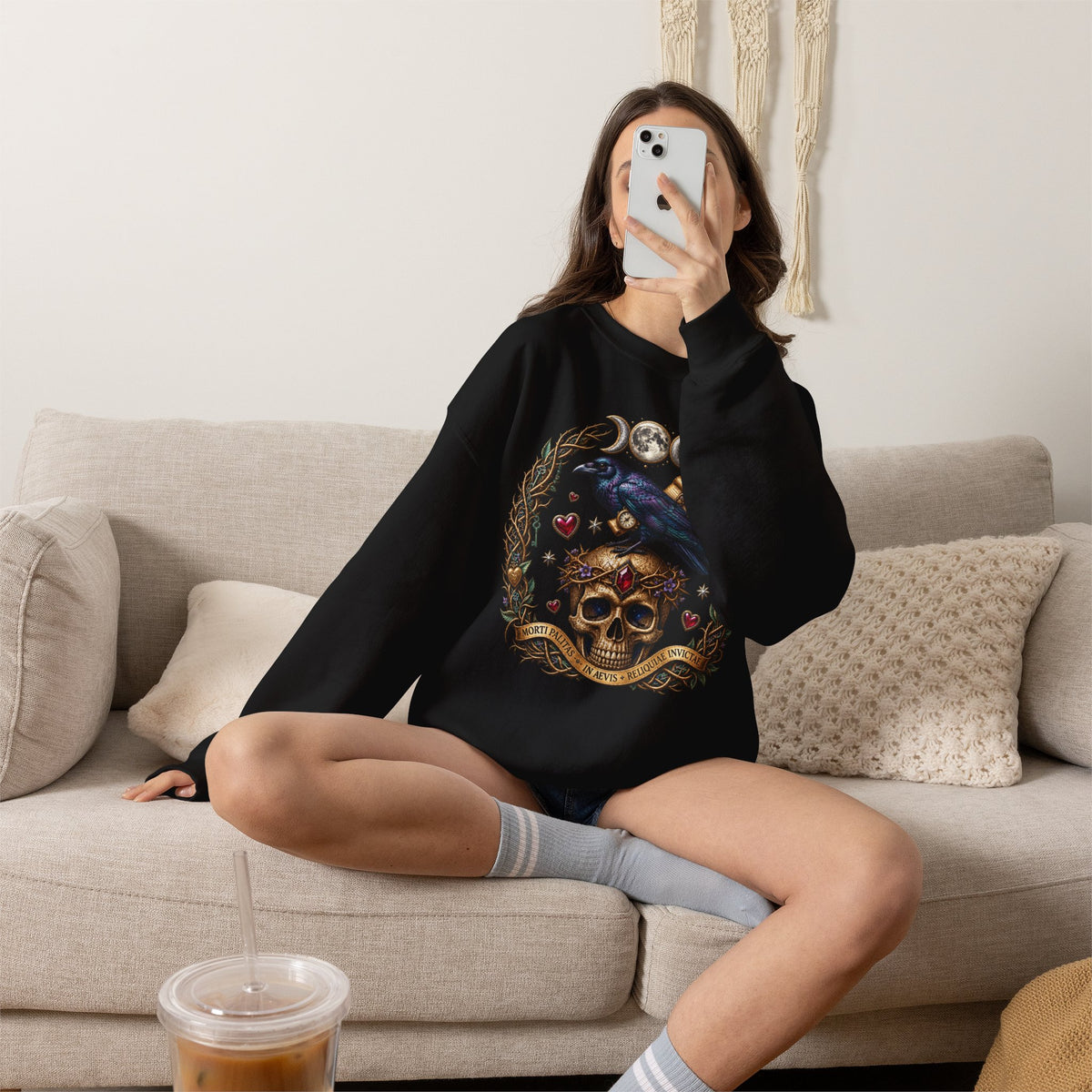 Peace & Poison Gothic Crewneck Sweatshirt
