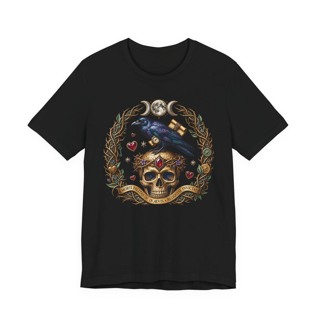 Peace and Poison Skull & Raven Gothic T-Shirt